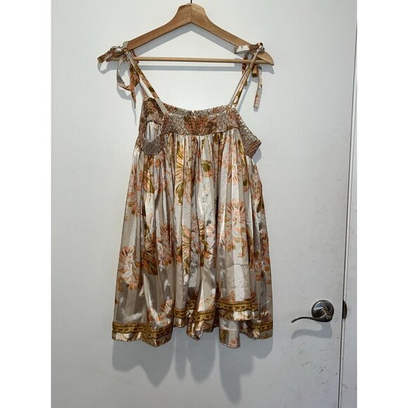 Free People Intimately Rule The World Pajama Romper In Brown Size Medium Women - Picture 6 of 10